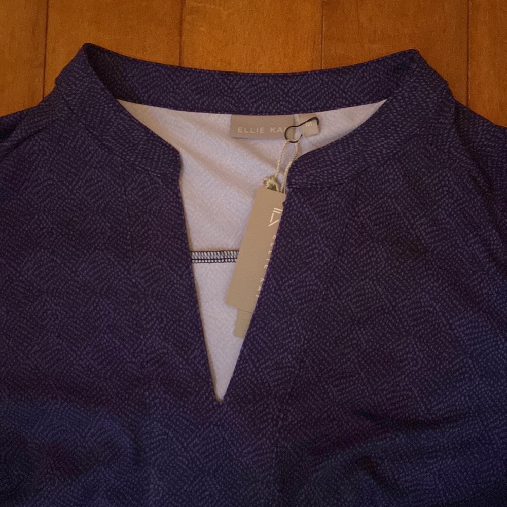 Ellie Kai violet dress M Long NWT travel